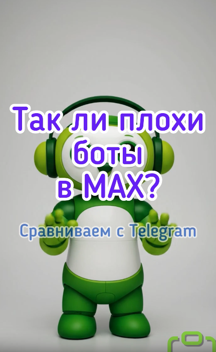 Так ли плохи бооты в MAX? Сравниваем с Telegram